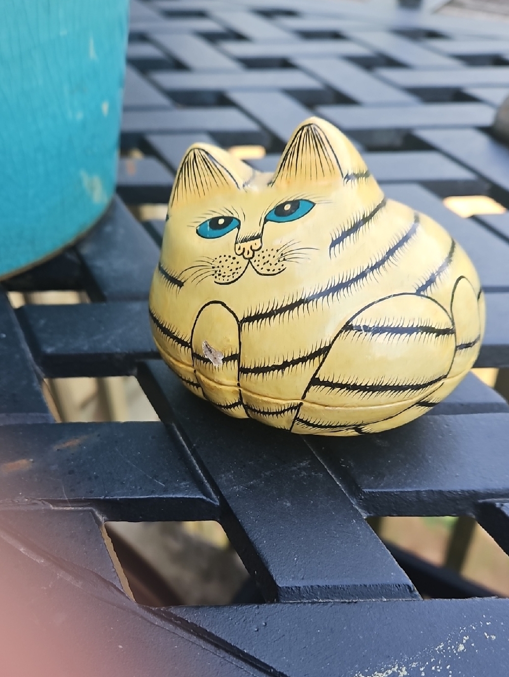 Rare Vintage Paper Mache Cat
